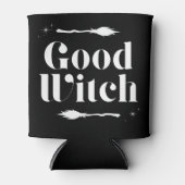 Goede heks Bad Witch Trendy Typografie Halloween Blikjeskoeler (Voorkant)