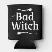 Goede heks Bad Witch Trendy Typografie Halloween Blikjeskoeler (Achterkant)