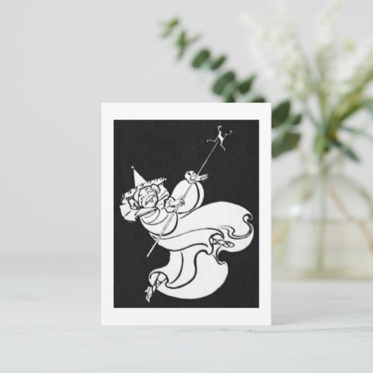 Goede heks briefkaart (Staand voorkant)