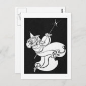 Goede heks briefkaart (Voorkant / Achterkant)