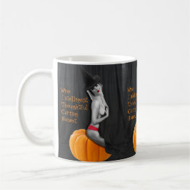 Goede Heks Gothic Meisje Sexy Pinup Meme Halloween Koffiemok