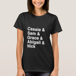 Goede heks Hallmark-tekens: Cassie, Sam, Grace T-shirt