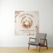 Goede heks Halloween Vrijgezellenfeest Achtergrond Wandkleed (In situ)