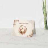 Goede heks Halloween Vrijgezellenfeest dank u kaar Bedankkaart (Voorkant)