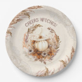 Goede heks Halloween Vrijgezellenfeest Party Papieren Bordje (Voorkant)
