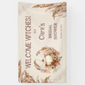 Goede heks Halloween Vrijgezellenfeest welkom bann Spandoek (Verticaal)