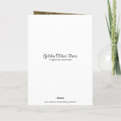 Goede heks kitten, Schattigee Halloween kat groet Kaart (Achterkant)