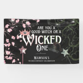 Goede heks of een slechte banier spandoek (Horizontaal)