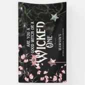 Goede heks of een slechte banier spandoek (Verticaal)