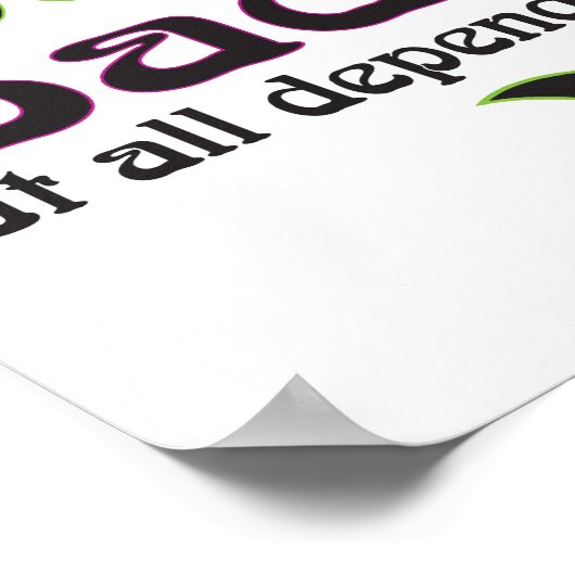 "Goede heks, slechte heks..." Afdrukken Poster (Hoek)