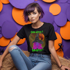 Goede Heks Slechte Heks Halloweenfeest  T-shirt