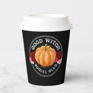 Goede heks sociale club Halloween Papieren Bekers