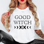 Goede heks Triple Goddess Moon Wicca Halloween T-shirt