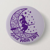 Goede heks vibes ronde button 7,6 cm (Voorkant)