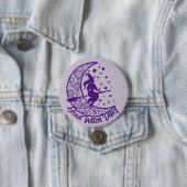 Goede heks vibes ronde button 7,6 cm (In situ)