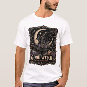 Goede Heksen Halloween T-Shirt – Vintage Hekserige