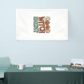 Goede Heksenenergie Vintage Halloween Vectorontwer Spandoek (Beurs)