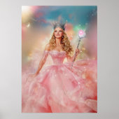 Goede heksenmuurkunst - Wizard of Oz Geïnspireerd Poster (Voorkant)