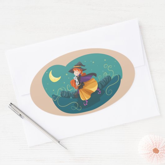 goede hekstokers ovale sticker (Envelop)