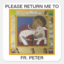 Goede Herder Christelijke boekplaat Sticker