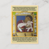 Goede Herder en verloren schapen Visitekaartje (Voorkant)