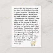 Goede Herder en verloren schapen Visitekaartje (Achterkant)