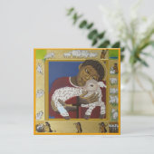 Goede Herder Icon Flat Kaart (Staand voorkant)