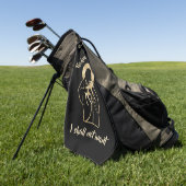 Goede Herder Jezus Golfhanddoek (Groen)