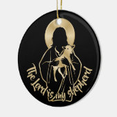 Goede Herder Jezus Keramisch Ornament (Links)