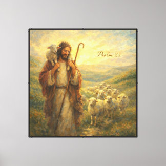Goede Herder Jezus Muur Decor Canvas Afdruk
