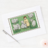 Goede Herder Nepzegel Rechthoekige Sticker (Envelop)
