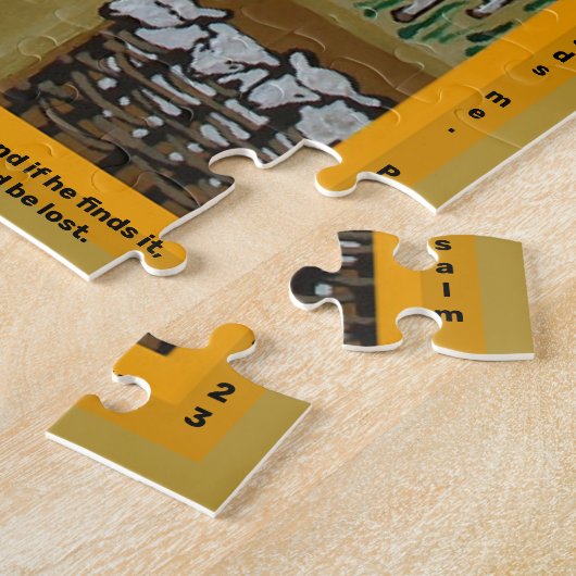 Goede Herder Parabel Schriftpuzzel Legpuzzel (Zijkant)