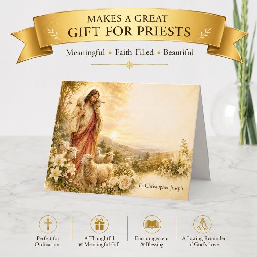 Goede Herder Priester Notitiekaart