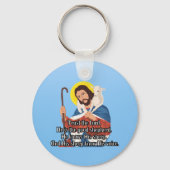 Goede Herder Sleutelhanger (Achterkant)