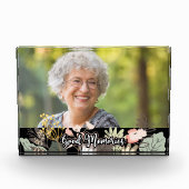 Goede herinneringen Bloemenviering van het leven F Fotoblokken (Voorkant)