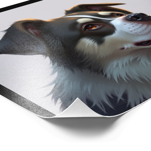 Goede hond foto afdruk (Hoek)