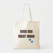 Goede Hond Grote Stemming Tote Bag (Voorkant)