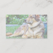 Goede hond visitekaartje (Achterkant)