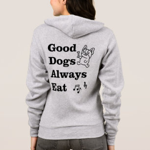 Goede Honden Eten Altijd GDAE Muziek Theorie Hoodie