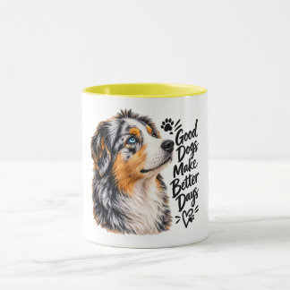 Goede Honden Maken Betere Dagen Australian Shepher Mok