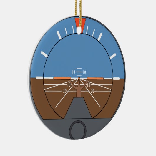 Goede houding - Attitude Indicator Ornament (Rechts)