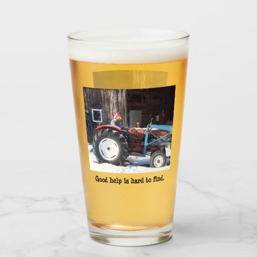 Goede hulp is moeilijk te vinden glas (Voorkant gevuld)