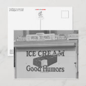 Goede Humor Ice Cream Truck Briefkaart (Voorkant / Achterkant)