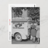 Goede Humor Ice Cream Truck Briefkaart (Voorkant / Achterkant)