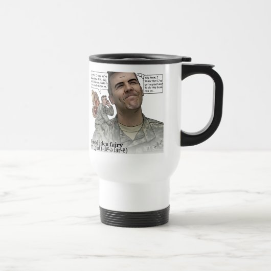 Goede idea Mug voor vliegreizen Reisbeker (Rechts)