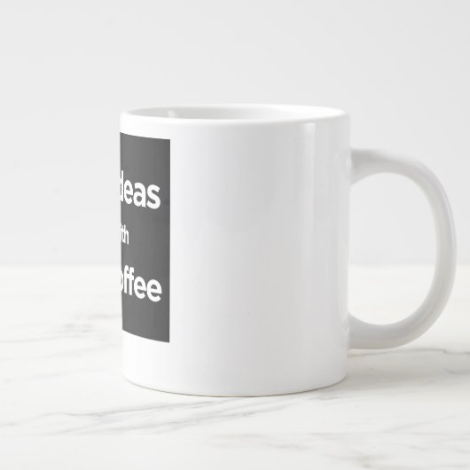 Goede ideeën beginnen met goede koffie | Jumbo-Mok Grote Koffiekop (Rechts)