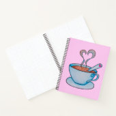 Goede ideeën beginnen met koffie! Aanpasbaar Notitieboek (Binnen)