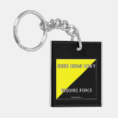 Goede ideeën vereisen geen Sleutelhanger van krach (Voorkant Links)