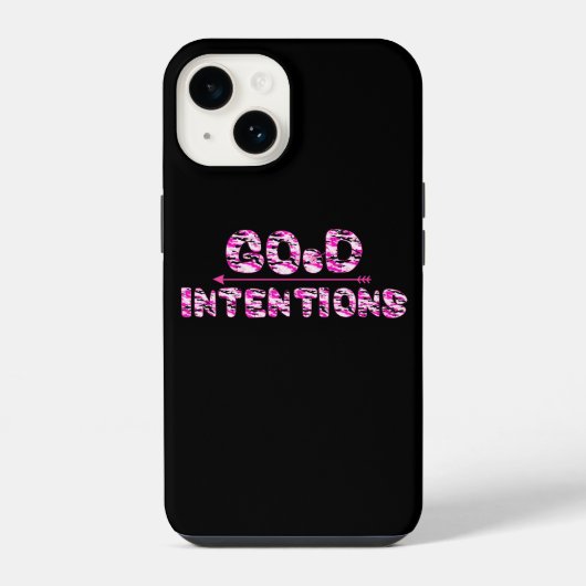 Goede Intenties iPhone Hoesje (Achterkant)