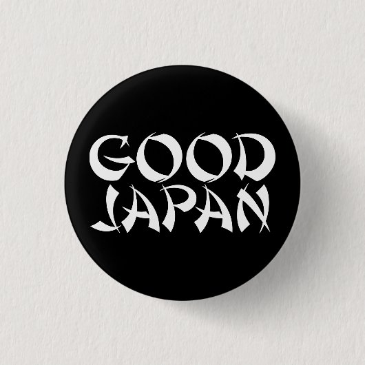 Goede Japanse Logo Button (Voorkant)